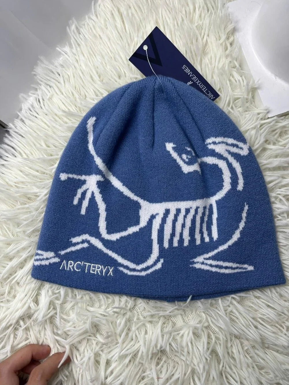 Arc Bluee Bird Logo Knit Beanie Unisex Winter Ski Hat